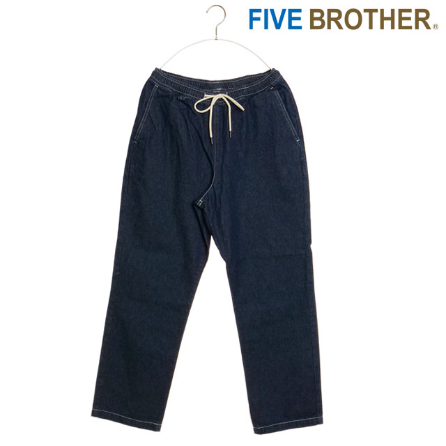 ̵ۥե֥֥饶 FIVE BROTHER  ѥ ǥ˥ [152490D] EASY PANTS DENIM ܥȥॹ 󥰥ѥ ȥ BLUE