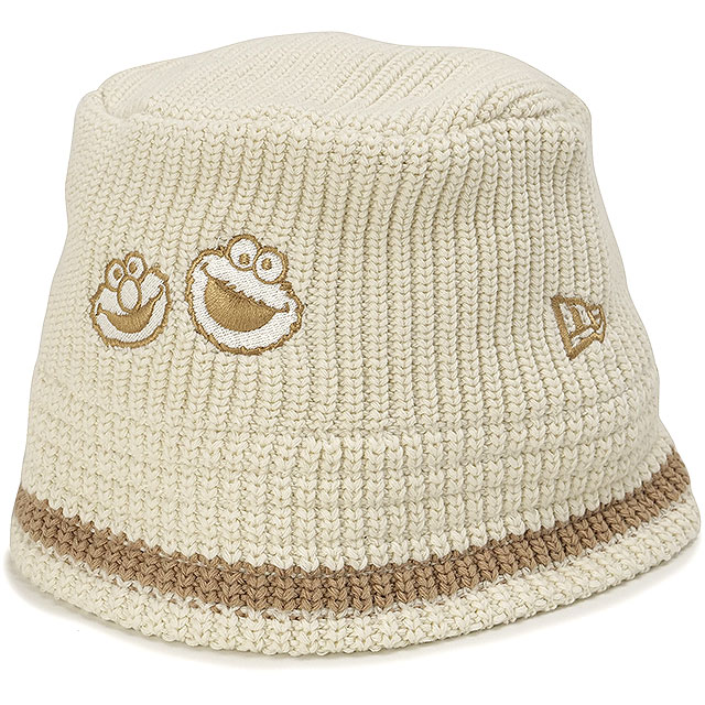 ニューエラ NEW ERA ニット バケットハット セサミストリート