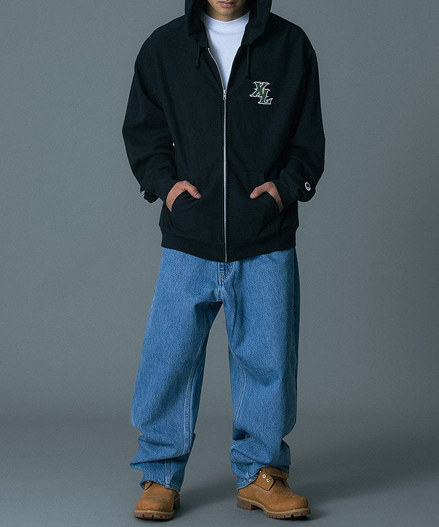エクストララージ XLARGE メンズ チャンピオン ジップアップフーデッド