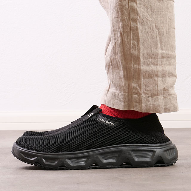  SALOMON  ꥫХ꡼塼 å å6.0 [L47111500 SS23] M REELAX MOC 6.0 åݥ ե եݡ BLACK/BLACK/ALLOY  ֥å