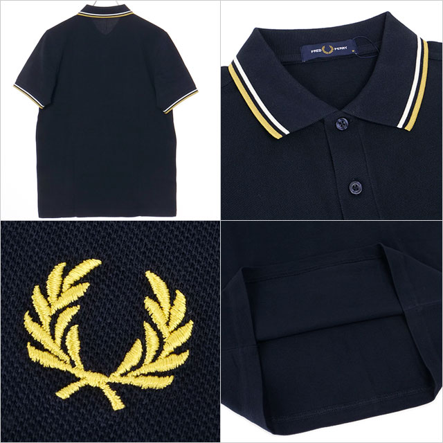 フレッドペリー FRED PERRY ポロシャツ ツイン ティップド