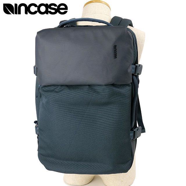 インケース Incase ARCトラベルバックパック [137213053002 SS24] A.R.C. Travel Backpack メンズ・レディース 鞄 撥水 リュック デイパック ビジネス 出張 NAVY 正規取扱店