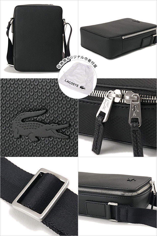 ラコステ LACOSTE シャンタコ クロスオーバー バッグ [NH3271CE-000
