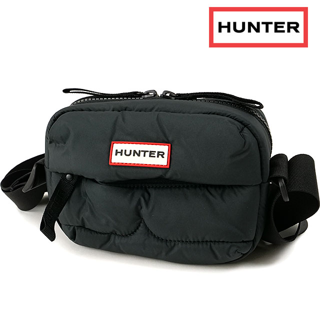HUNTER(ハンター) INTREPID MID PUFFER イントレピッドミッドパファー レディース 中古 古着 0419 イントレピッド パファーミニクロスボディ - ブラック