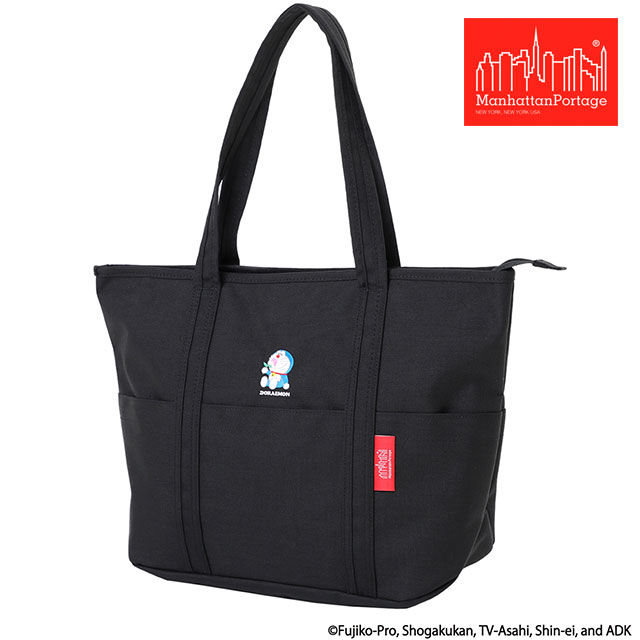 ޥϥåݡơ Manhattan Portage ȥץ󥹥ȡȥХåMD ɥ館 [MP1336ZDORA25 SS25] TOMPKINS TOTE BAGMDDORAEMON 25 󥺡ǥ  ݤ Black 谷Ź