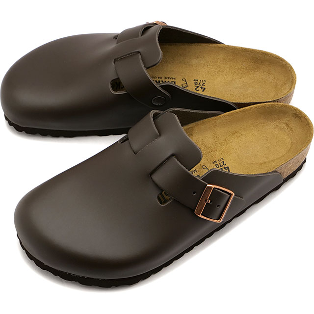 メンズ◎BIRKENSTOCK ビルケンシュトック　モカシンブラウン　43 ビルケンシュトック BIRKENSTOCK ボストン ナチュラルレザー [60101