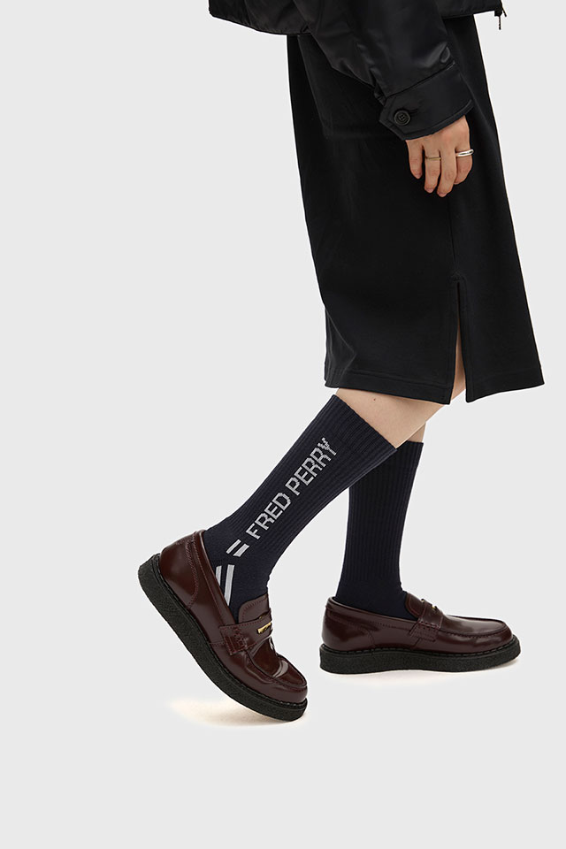 フレッドペリー FRED PERRY ジョージコックス ペニーローファー レザー