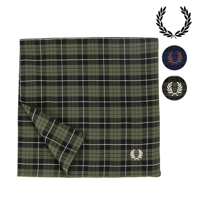 フレッドペリー FRED PERRY ハンカチーフ [F20002 FW24] HANDKERCHIEF