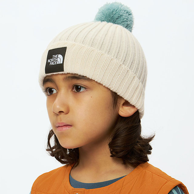 Ρե THE NORTH FACE ˥åȥå åݥݥ󥫥ץå [NNJ42307-WD FW25] Kids' Pom Pom Cappucho ˤλҡλ TNF ȥɥ Ҷ ˹ ˥å˹ ե꡼ ۥ磻ȥǥ塼 ڥ᡼ 谷Ź