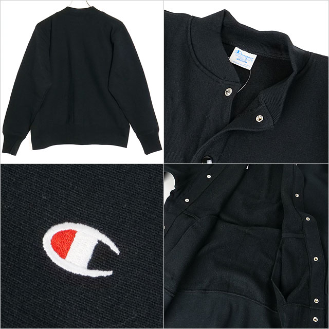 チャンピオン Champion リバースウィーブ スナップ スウェットシャツ 