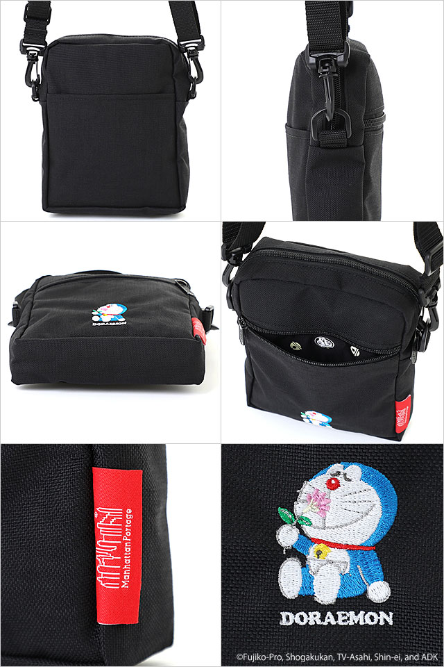 ޥϥåݡơ Manhattan Portage ƥ饤SM  ץ饹ƥåѡ VER2 Хåݥå ɥ館 [MP1403PL2BPDORA25 SS25] CITY LIGHTSSM VER 2 BACK POCKET DORAEMON 25 󥺡ǥ  Хå Black 谷Ź