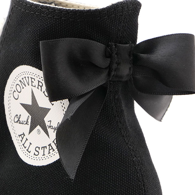 コンバース CONVERSE スニーカー オールスター PLTS バックリボン ハイカット [31315931 FW25] ALL STAR PLTS BACKRIBBON HI レディース 靴 シューズ 厚底 BLACK 正規取扱店 コンバース CONVERSE スニーカー オールスター PLTS バックリボン