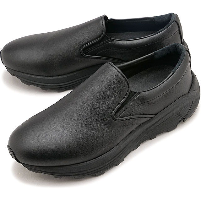 【返品送料無料】ヨーク YOAK レザーシューズ ゲイターCA [ FW24] GATOR CA メンズ 靴 厚底スニーカー 日本製 ビブラムソール スリッポン CHARCOAL