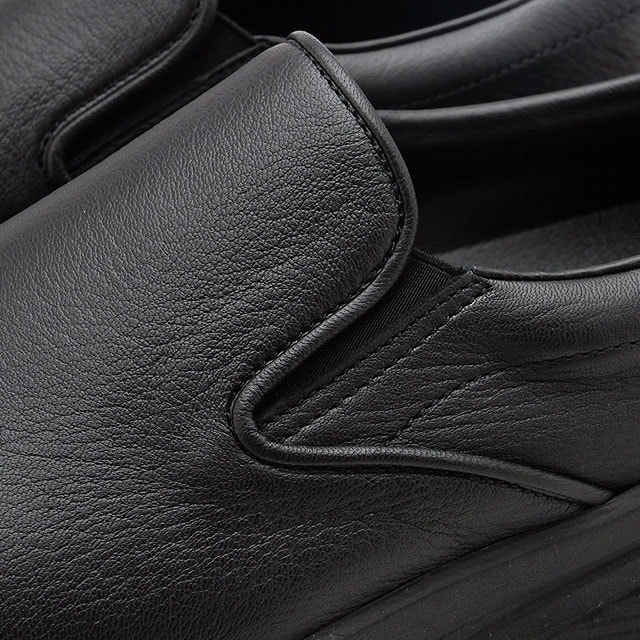 【返品送料無料】ヨーク YOAK レザーシューズ ゲイターCA [ FW24] GATOR CA メンズ 靴 厚底スニーカー 日本製 ビブラムソール スリッポン CHARCOAL