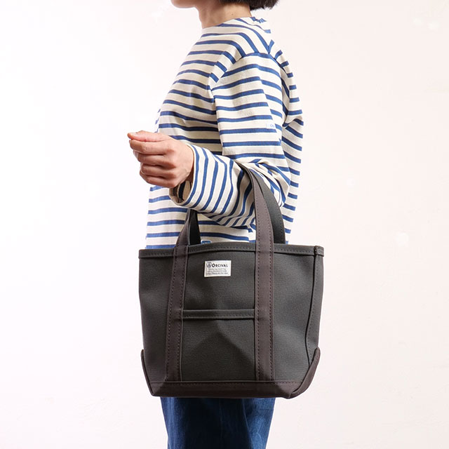 オーシバル ORCIVAL トートバッグ スモール [OR-H0285-KWC] TOTE BAG SMALL メンズ・レディース ユニセックス 鞄 日本製 キャンバストート 小サイズ 帆布 グレー CHARCOAL 正規取扱店