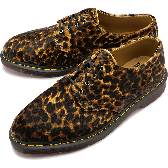 【送料無料】ドクターマーチン Dr.Martens メンズ 4ホールシューズ スミス レオパード [27727348 FW22] SMITHS  LEOPARD Micro Leopard Hair On-mischief SNEAKER STYLE