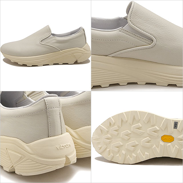 ヨーク YOAK レザーシューズ ゲイターCA [ FW24] GATOR CA メンズ 靴 厚底スニーカー 日本製 ビブラムソール スリッポン CREAM 返品送料無料】ヨーク YOAK レザーシューズ ゲイターCA [ FW24] GATOR