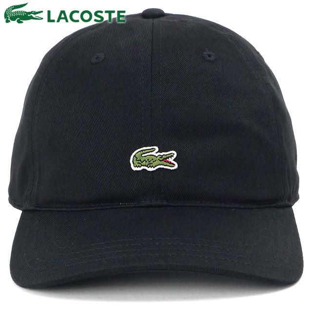 ラコステ LACOSTE フロントワニロゴツイルキャップ [RK7390-99-031