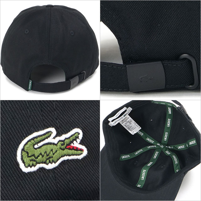 ラコステ LACOSTE フロントワニロゴツイルキャップ [RK7390-99-031