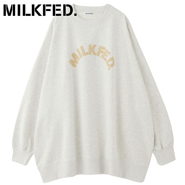 30％OFF／SALE】ミルクフェド MILKFED. ロゴビッグスウェットトップ