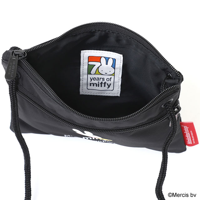  ޥϥåݡơ Manhattan Portage ֥른åѡݡ ߥåե70ǯ [DZPMF70 SS25] DOUBLE ZIPPER POUCH MIFFY 70TH 󥺡ǥ  ݡ Black ڥ᡼ 谷Ź