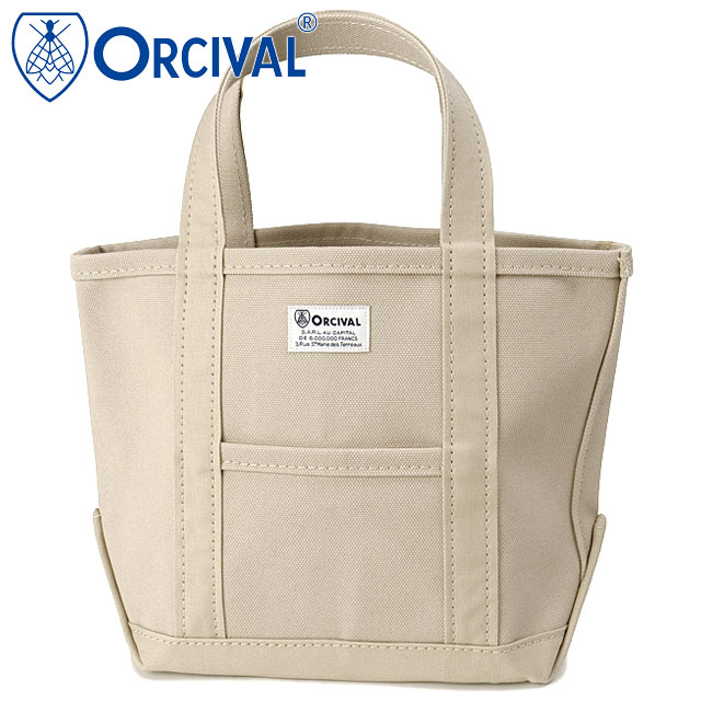 オーシバル ORCIVAL トートバッグ スモール [OR-H0285-KWC] TOTE BAG SMALL メンズ・レディース ユニセックス 鞄 日本製 キャンバストート 小サイズ 帆布 ベージュ LT.SAND-BEIGE 正規取扱店