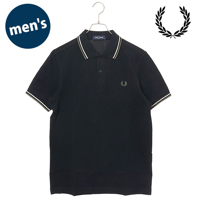 フレッドペリー FRED PERRY ポロシャツ メンズ ツインティップド