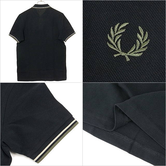 フレッドペリー FRED PERRY ポロシャツ メンズ ツインティップド