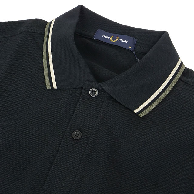フレッドペリー FRED PERRY ポロシャツ メンズ ツインティップド