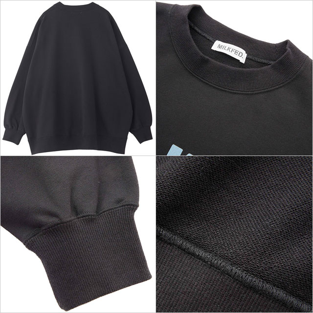 【新品】ミルクフェド バックロゴ入りスウェット トレーナー バーガンディ MILKFED. ミルクフェド ベーシックスウェットトップ｜BORN FREE