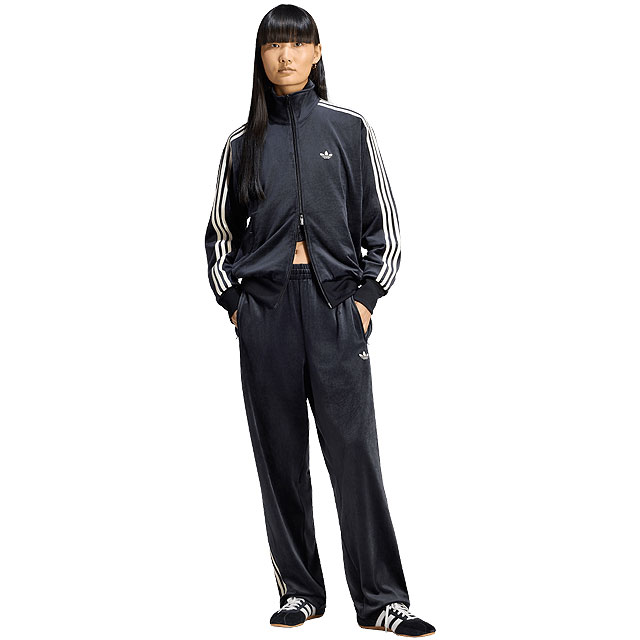 【人気】 FIREBIRD セットアップ 黒 XL/L 新品タグ付 アディダス オリジナルス adidas Originals ファイヤーバード ベロア