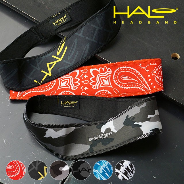 ヘイロ HALO 目に汗が入らないヘッドバンド HALO グラフィック プル