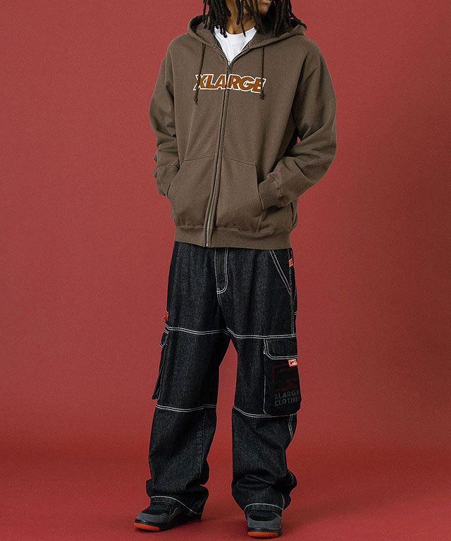エクストララージ XLARGE フーデッドスウェットシャツ [101254012012