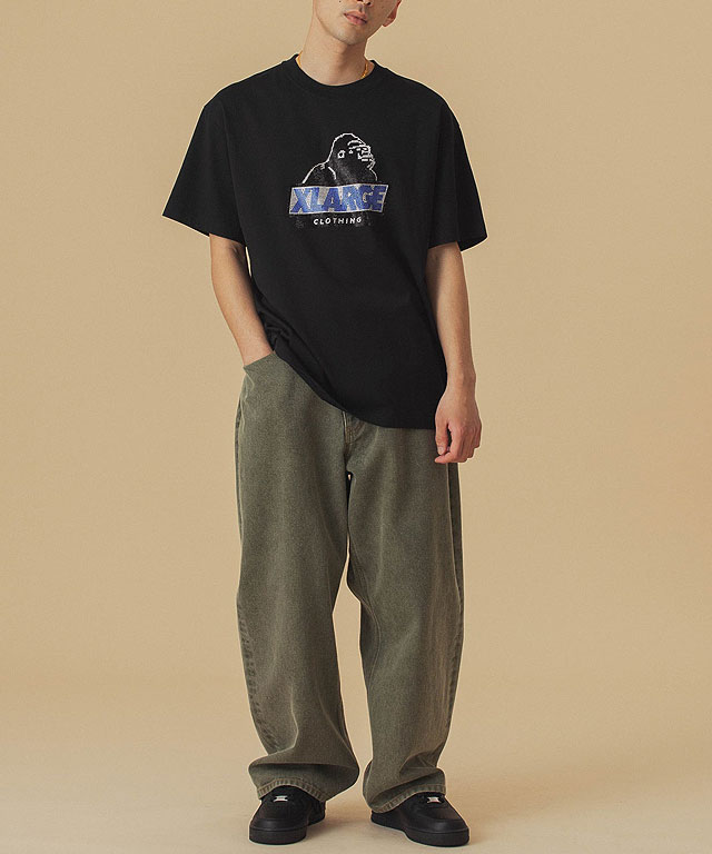 エクストララージ XLARGE ラインストーン スランテッド OG ショート