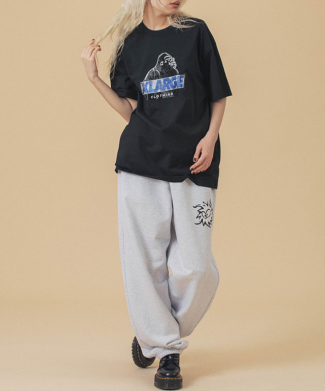 エクストララージ XLARGE ラインストーン スランテッド OG ショート