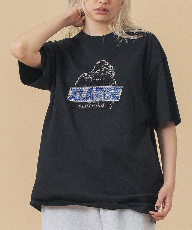 エクストララージ XLARGE ラインストーン スランテッド OG ショート