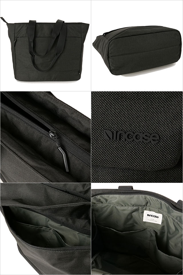 インケース Incase クロスタウン トート [137243053002 FW24] Crosstown Tote メンズ・レディース 鞄 トートバッグ ビジネスバッグ Black インケース Incase クロスタウン トート [137243053002 FW24