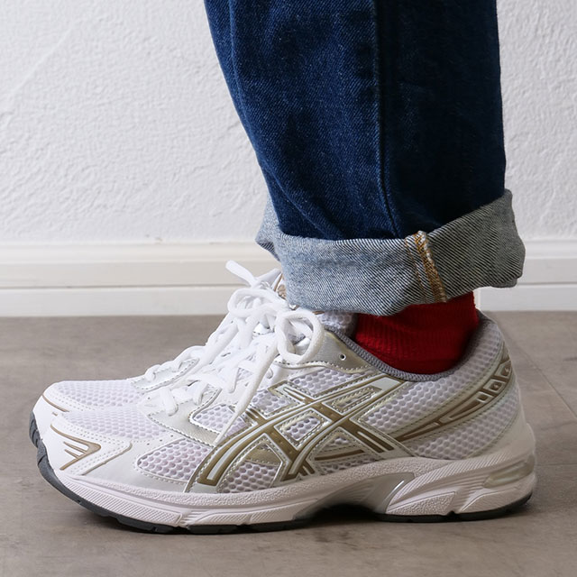 アシックスホワイトスニーカー アシックス スポーツスタイル ASICS SportStyle スニーカー ゲル