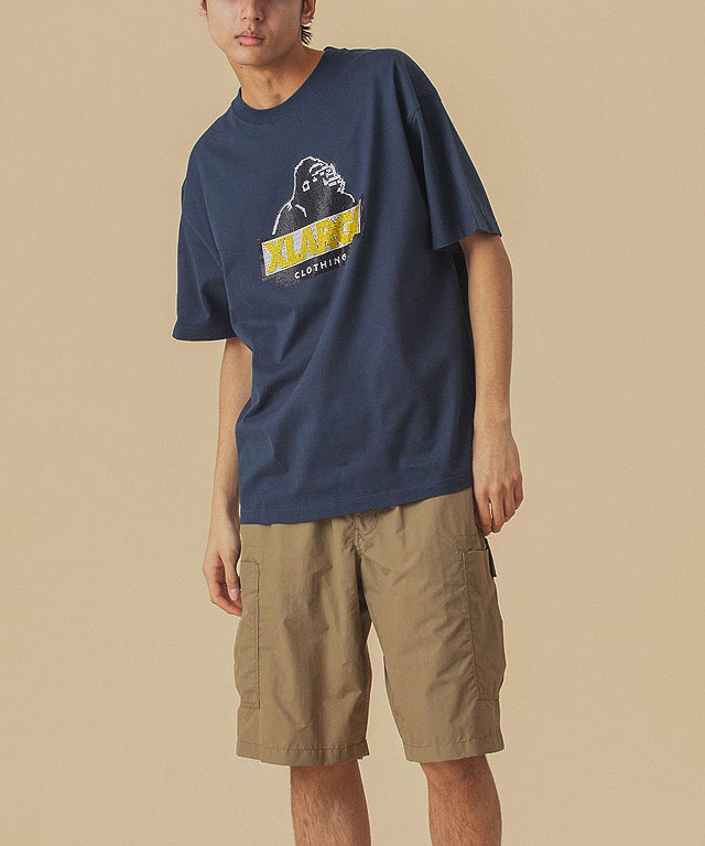 エクストララージ XLARGE ラインストーン スランテッド OG ショート