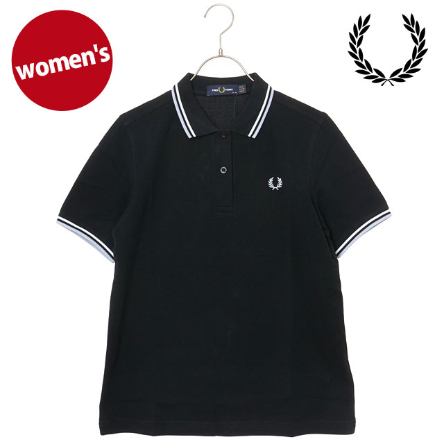 フレッドペリー FRED PERRY ポロシャツ レディース ツインティップド