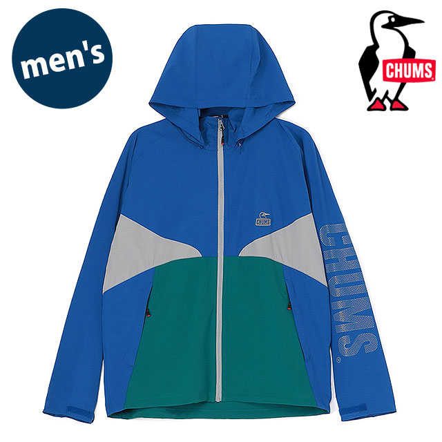 30OFFSALEۥॹ CHUMS ȥ쥤륹ȥåॹ㥱å [CH04-1458 SS25] M Airtrail Stretch CHUMS Jacket   ޥƥѡ ȥå  Teal-Green-Crazy 谷Źts