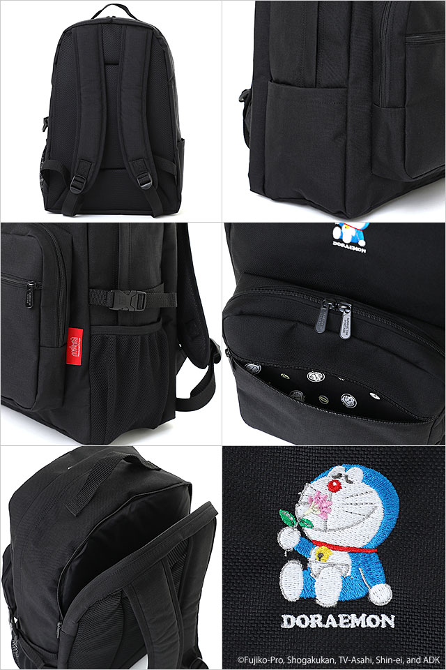 ޥϥåݡơ Manhattan Portage 󥻥ɥХåѥå ɥ館 [MP2236DORA25 SS25] TOWNSEND BACKPACK DORAEMON 25 󥺡ǥ  å ǥѥå Black 谷Ź