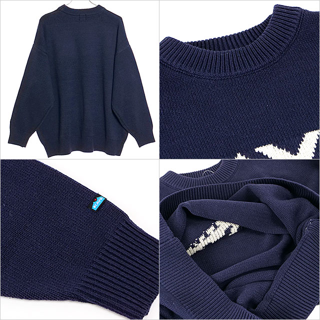 カブー KAVU メンズ ロゴニット [19821919 FW23] Logo Knit トップス