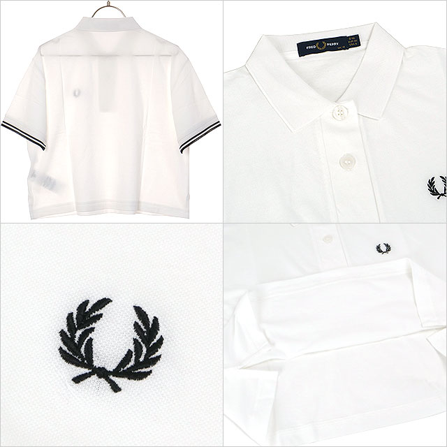 フレッドペリー FRED PERRY レディース シアーティップドポロシャツ