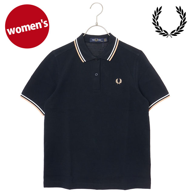 フレッドペリー FRED PERRY ポロシャツ レディース ツインティップド