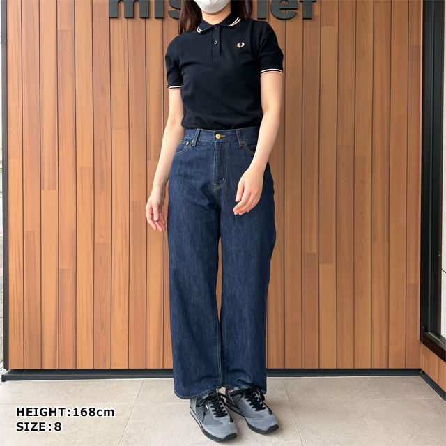 フレッドペリー FRED PERRY ポロシャツ レディース ツインティップド