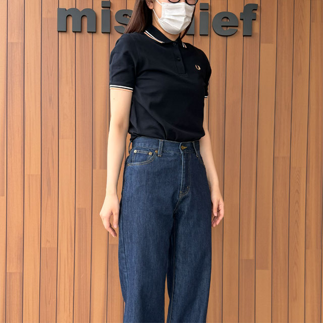 フレッドペリー FRED PERRY ポロシャツ レディース ツインティップド