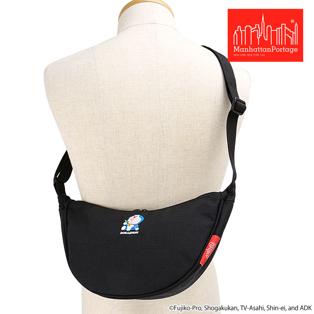 ޥϥåݡơ Manhattan Portage ֥󥯥쥻ȥХå ɥ館 [MP2403DORA25 SS25] BRONCK CRESCENT BAG DORAEMON 25 󥺡ǥ  Хå Black 谷Ź