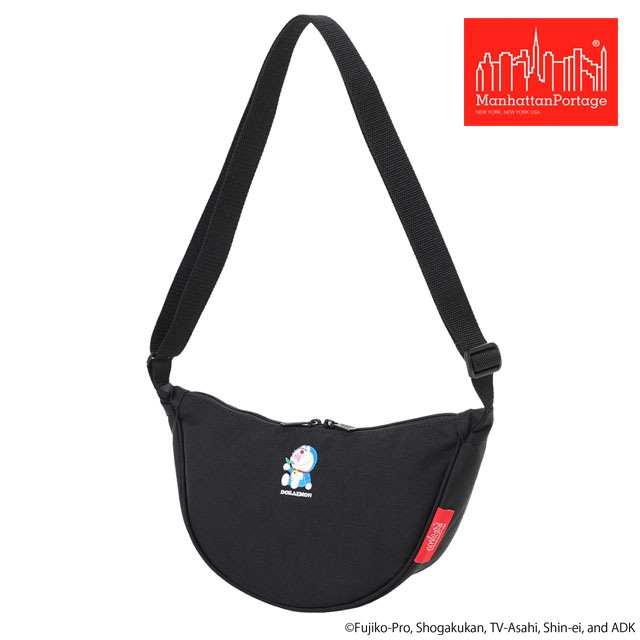 ޥϥåݡơ Manhattan Portage ֥󥯥쥻ȥХå ɥ館 [MP2403DORA25 SS25] BRONCK CRESCENT BAG DORAEMON 25 󥺡ǥ  Хå Black 谷Ź