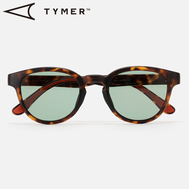 ޡ TYMER 󥰥饹 ꥪå [TY100-MTT-LGR SS25] ELIOT 󥺡ǥ  ܥȥ  Tortoise/Light-Green 谷Ź